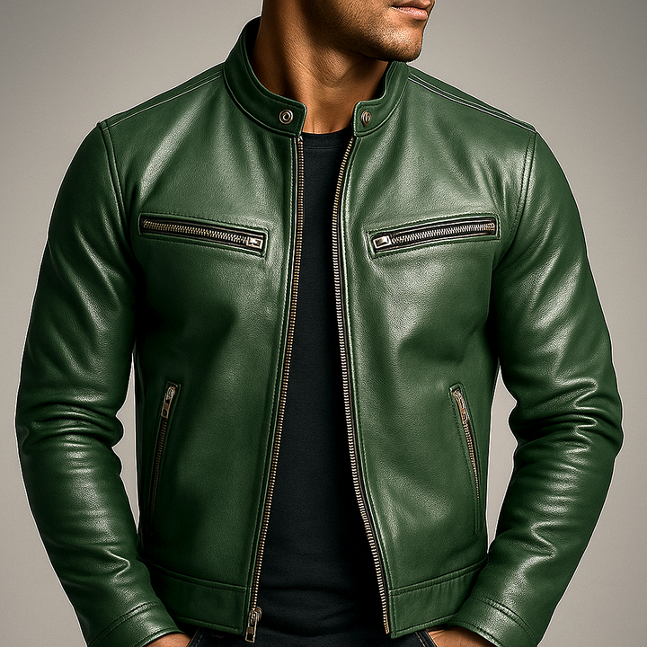 Louis | Veste en cuir vintage