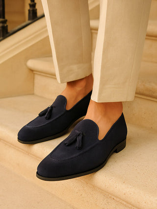 Mocassins Suédé à Tassels
