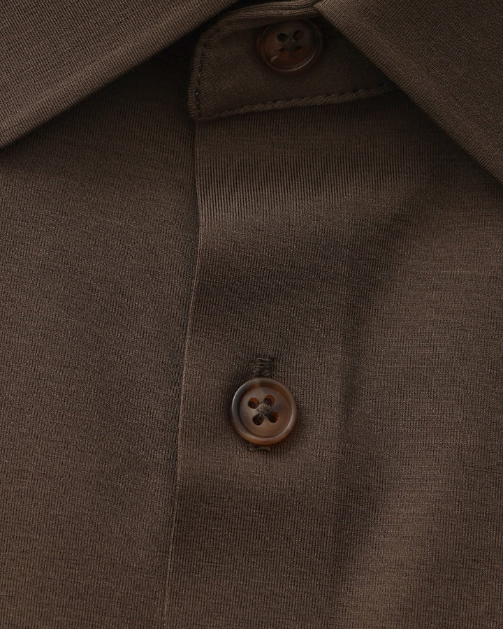 Chemise Ajustée en Coton Flex