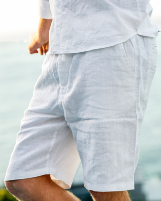 Casablanca | Shorts en Lin Premium