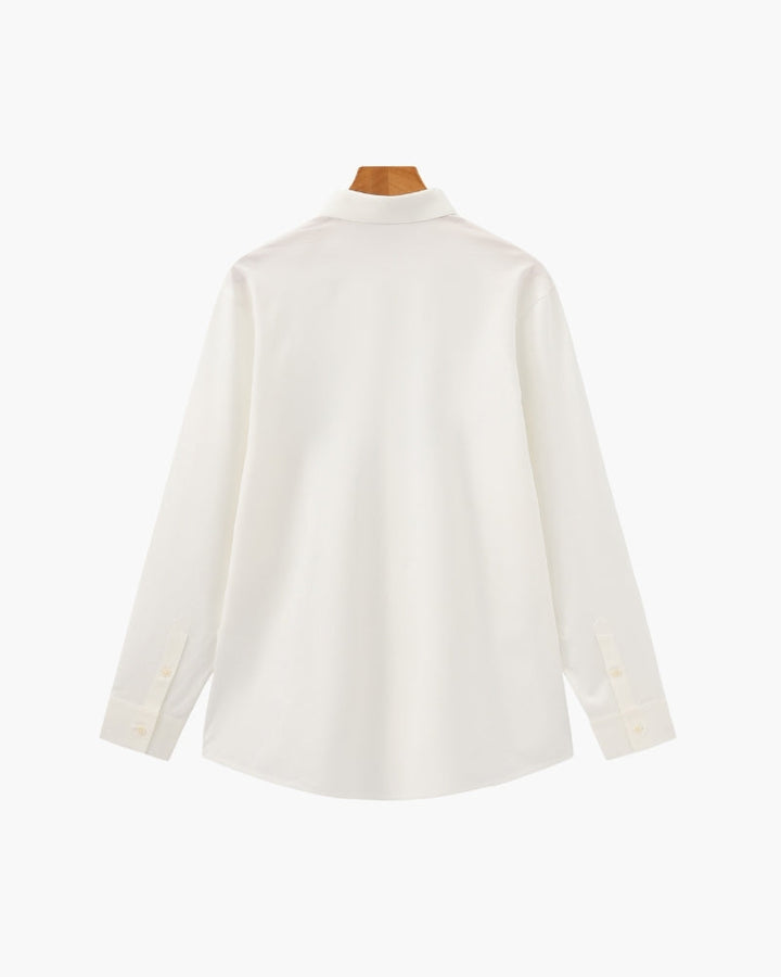 Chemise Ajustée en Coton Flex
