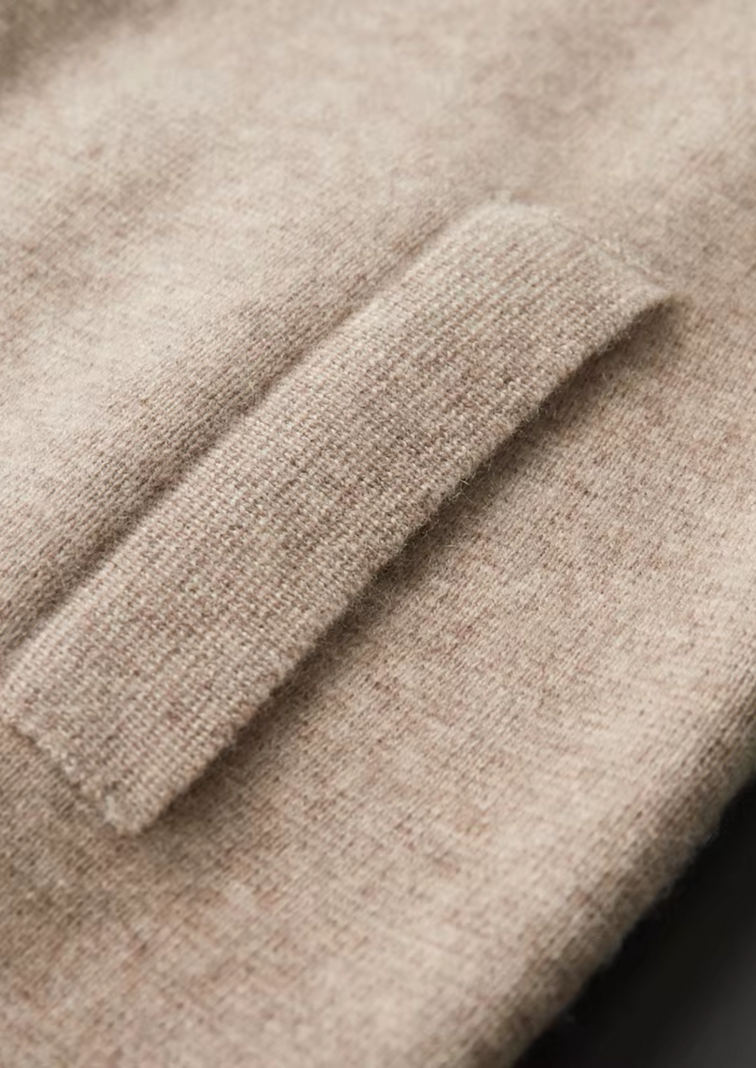 CARDIGAN POLO ZIPÉ EN LAINE MÉRINOS EXTRA-FINE