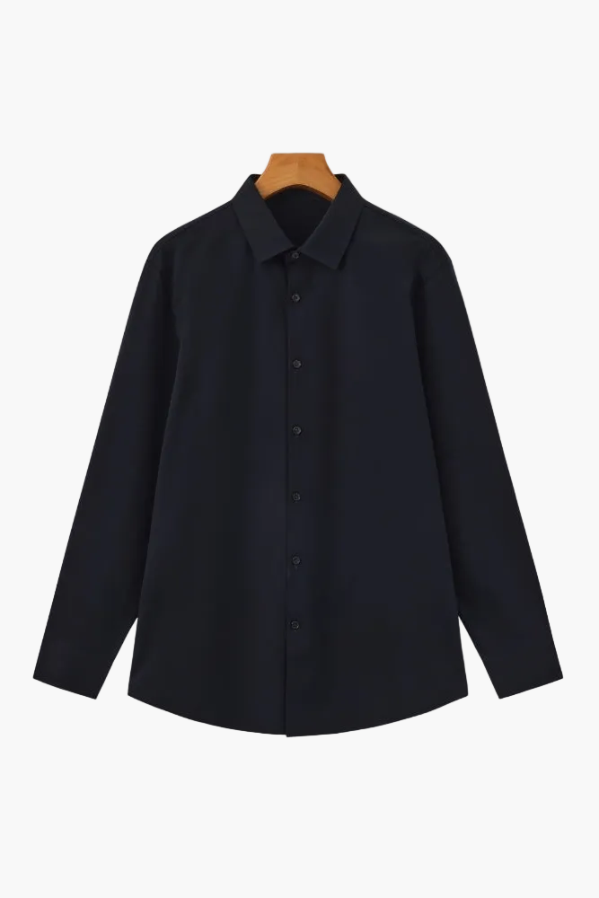 Chemise Ajustée en Coton Flex