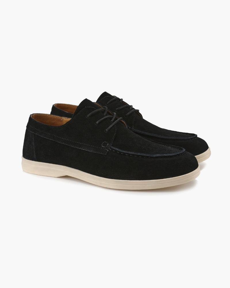 Chaussures à Lacets en Suédé Premium