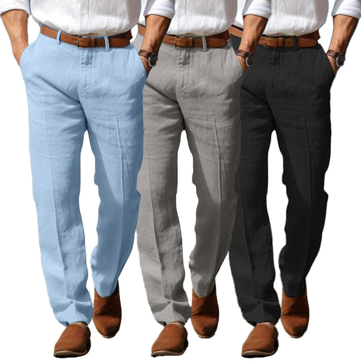 Perrin &amp; Fils | PANTALON HOMME LUXE EN LIN PREMIUM