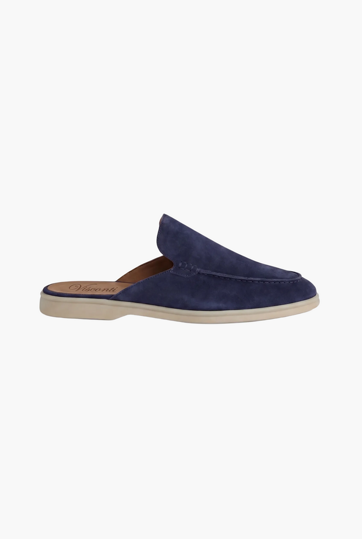 Perrin &amp; Fils Yatch Mule - Bleu Foncé