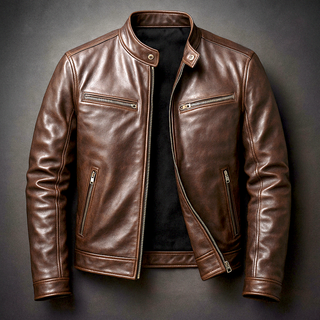 Louis | Veste en cuir vintage