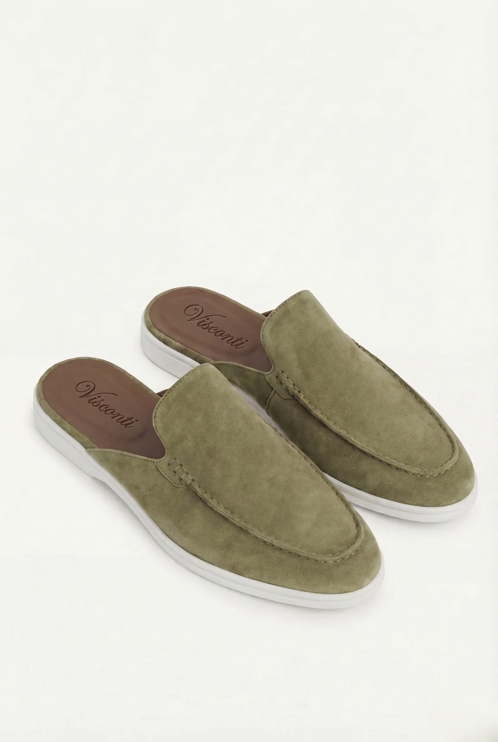 Perrin &amp; Fils Yatch Mule - Bleu Foncé