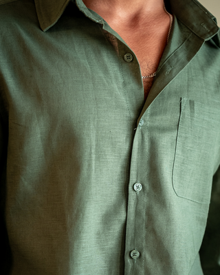 Cape Town | Chemise en Lin (Manches Courtes)