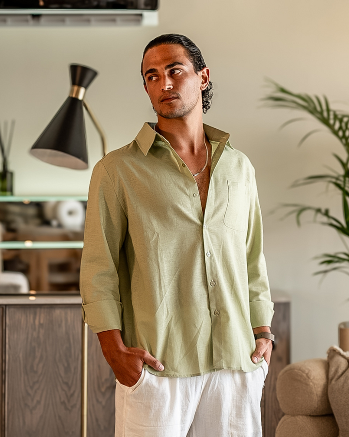 Cape Town | Chemise en Lin (Manches Courtes)
