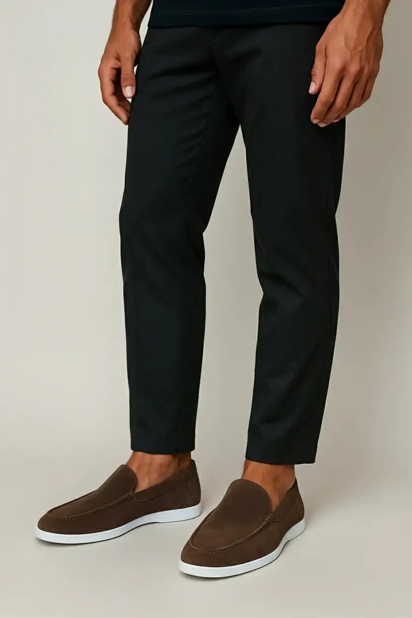 Mocassins élégants en daim