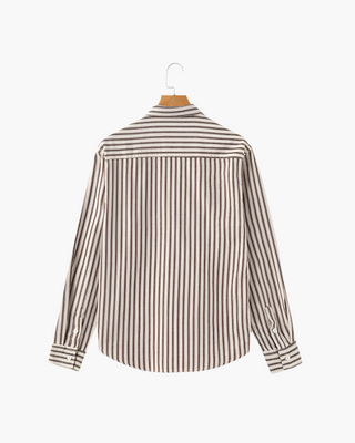 Chemise à rayures pour hommes
