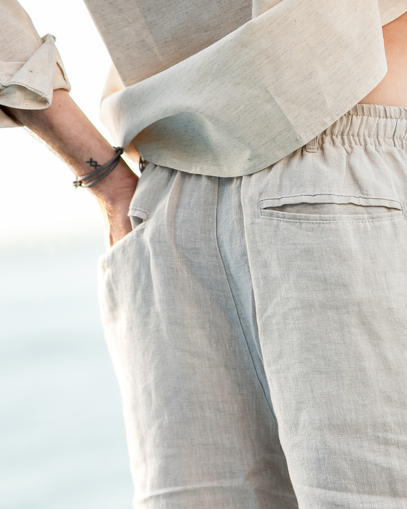 Casablanca | Shorts en Lin Premium