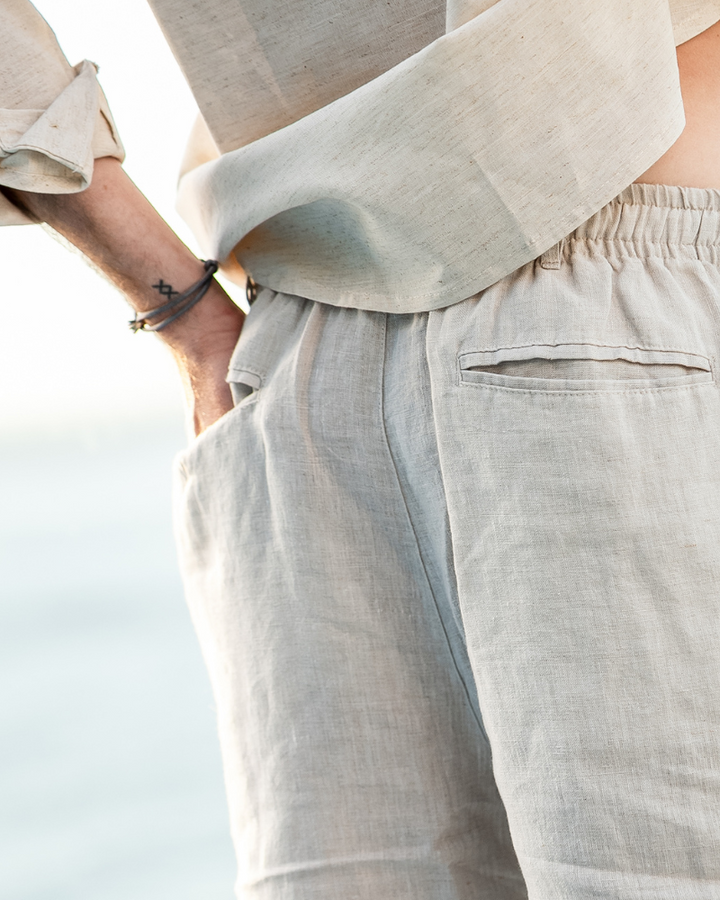 Casablanca | Shorts en Lin Premium