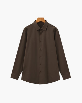 Chemise Ajustée en Coton Flex