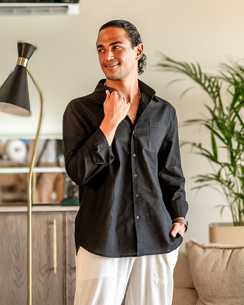 Cape Town | Chemise en Lin (Manches Courtes)