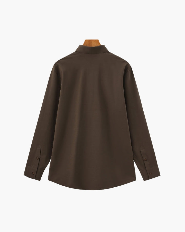 Chemise Ajustée en Coton Flex