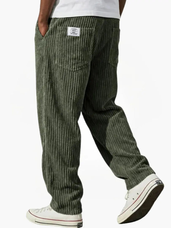 Monaco | Pantalons pour hommes en velours côtelé