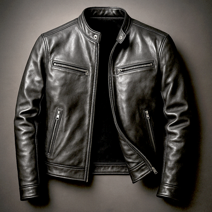 Louis | Veste en cuir vintage
