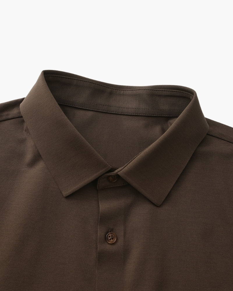 Chemise Ajustée en Coton Flex