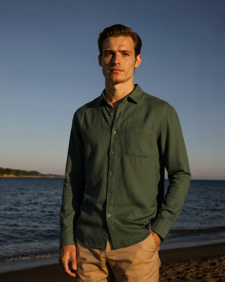 Cape Town | Chemise en Lin (Manches Courtes)