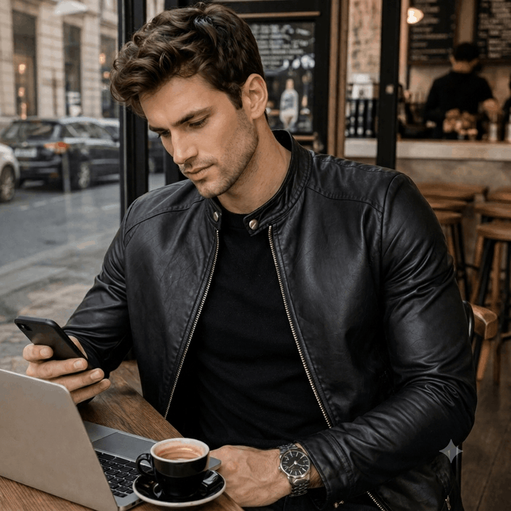 Montero | Veste en Cuir Moderne