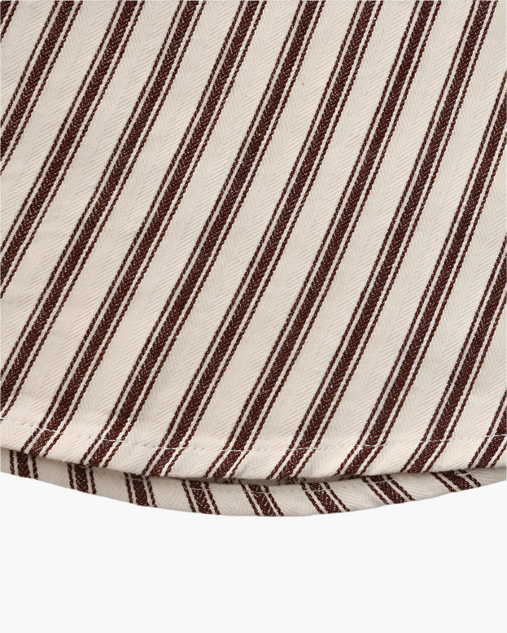 Chemise à rayures pour hommes