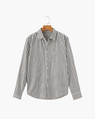 Chemise à rayures pour hommes