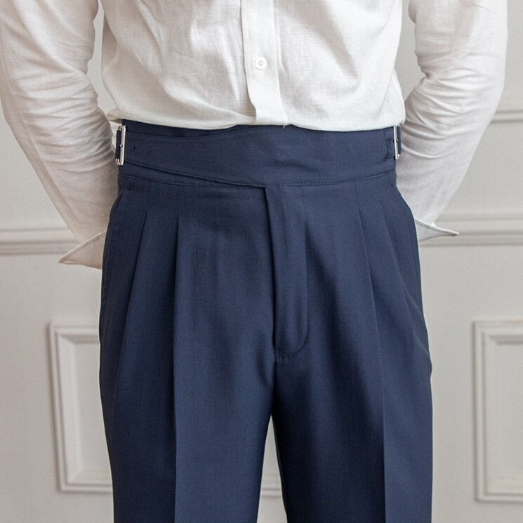 Perrin &amp; Fils  | Pantalon fluide taille haute élégant