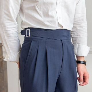 Perrin &amp; Fils  | Pantalon fluide taille haute élégant