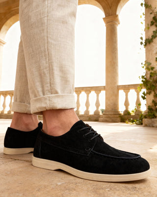 Chaussures à Lacets en Suédé Premium