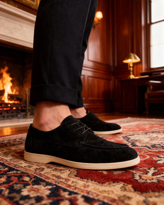 Chaussures à Lacets en Suédé Premium