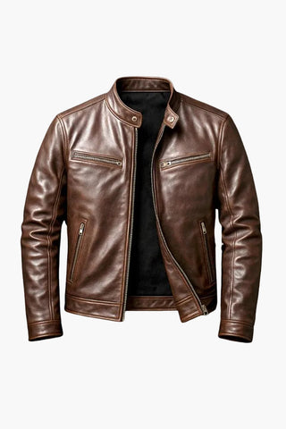 Louis | Veste en cuir vintage