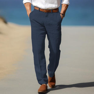 Perrin &amp; Fils | PANTALON HOMME LUXE EN LIN PREMIUM