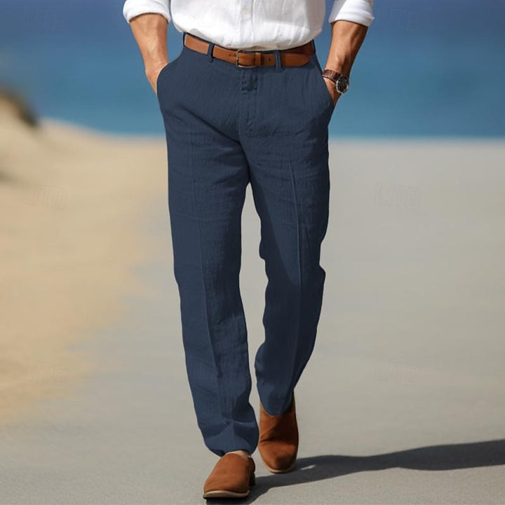 Perrin &amp; Fils | PANTALON HOMME LUXE EN LIN PREMIUM