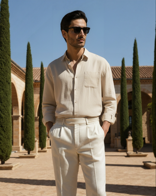 Cape Town | Chemise en Lin (Manches Courtes)