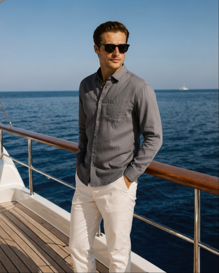 Cape Town | Chemise en Lin (Manches Courtes)