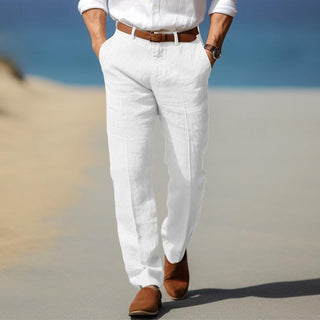 Perrin &amp; Fils | PANTALON HOMME LUXE EN LIN PREMIUM