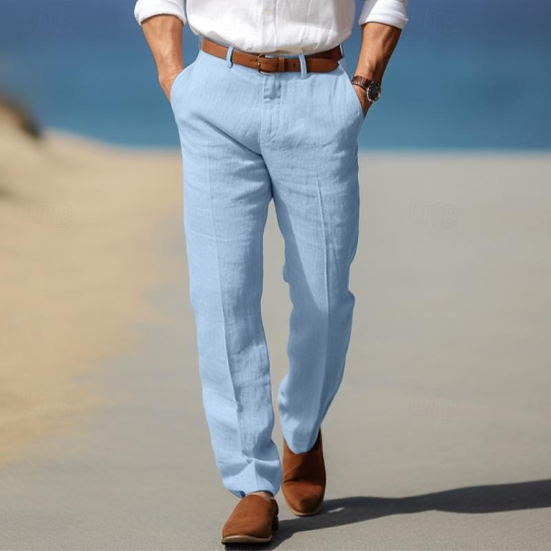 Perrin &amp; Fils | PANTALON HOMME LUXE EN LIN PREMIUM