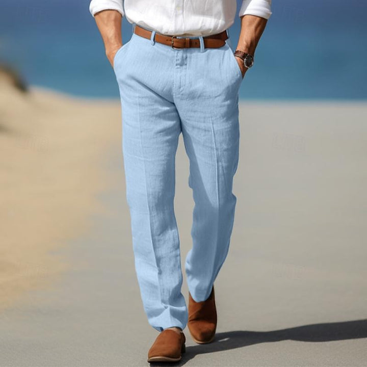 Perrin &amp; Fils | PANTALON HOMME LUXE EN LIN PREMIUM