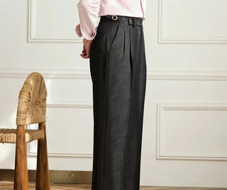 Perrin &amp; Fils  | Pantalon fluide taille haute élégant