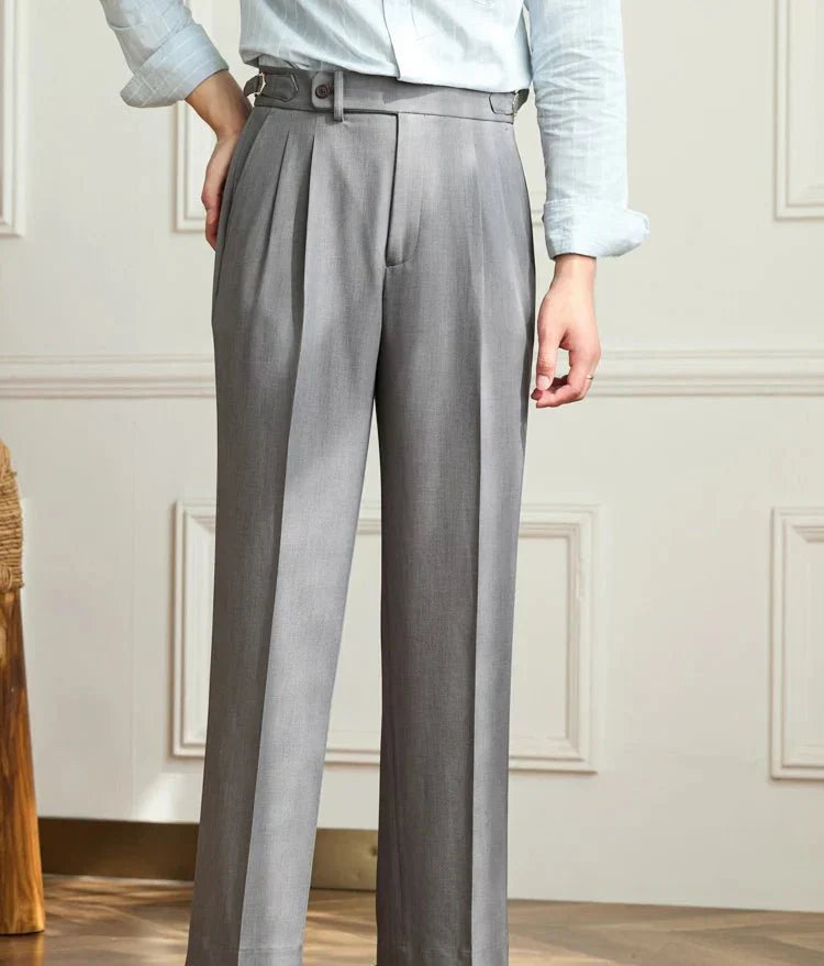 Perrin &amp; Fils  | Pantalon fluide taille haute élégant
