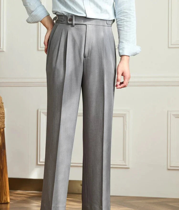 Perrin &amp; Fils  | Pantalon fluide taille haute élégant