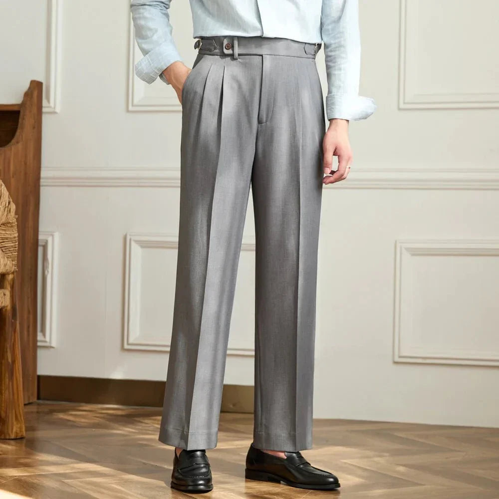 Perrin &amp; Fils  | Pantalon fluide taille haute élégant