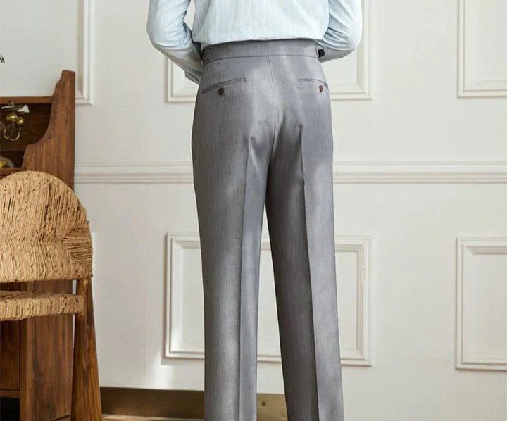 Perrin &amp; Fils  | Pantalon fluide taille haute élégant