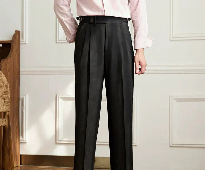 Perrin &amp; Fils  | Pantalon fluide taille haute élégant