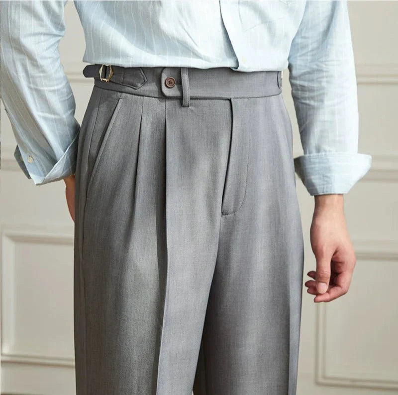 Perrin &amp; Fils  | Pantalon fluide taille haute élégant