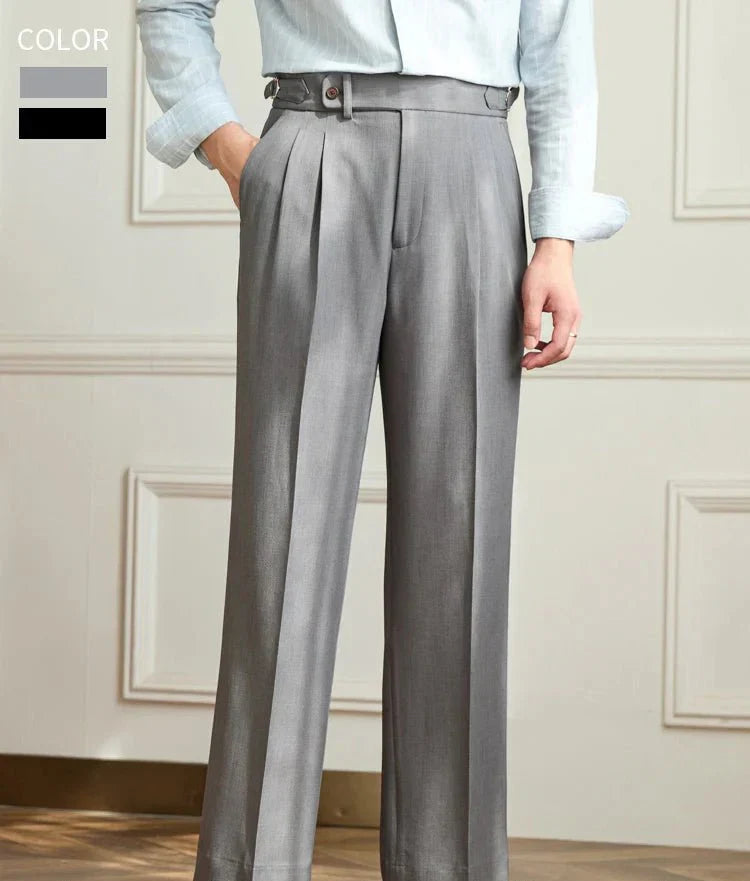 Perrin &amp; Fils  | Pantalon fluide taille haute élégant