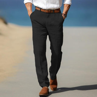 Perrin &amp; Fils | PANTALON HOMME LUXE EN LIN PREMIUM
