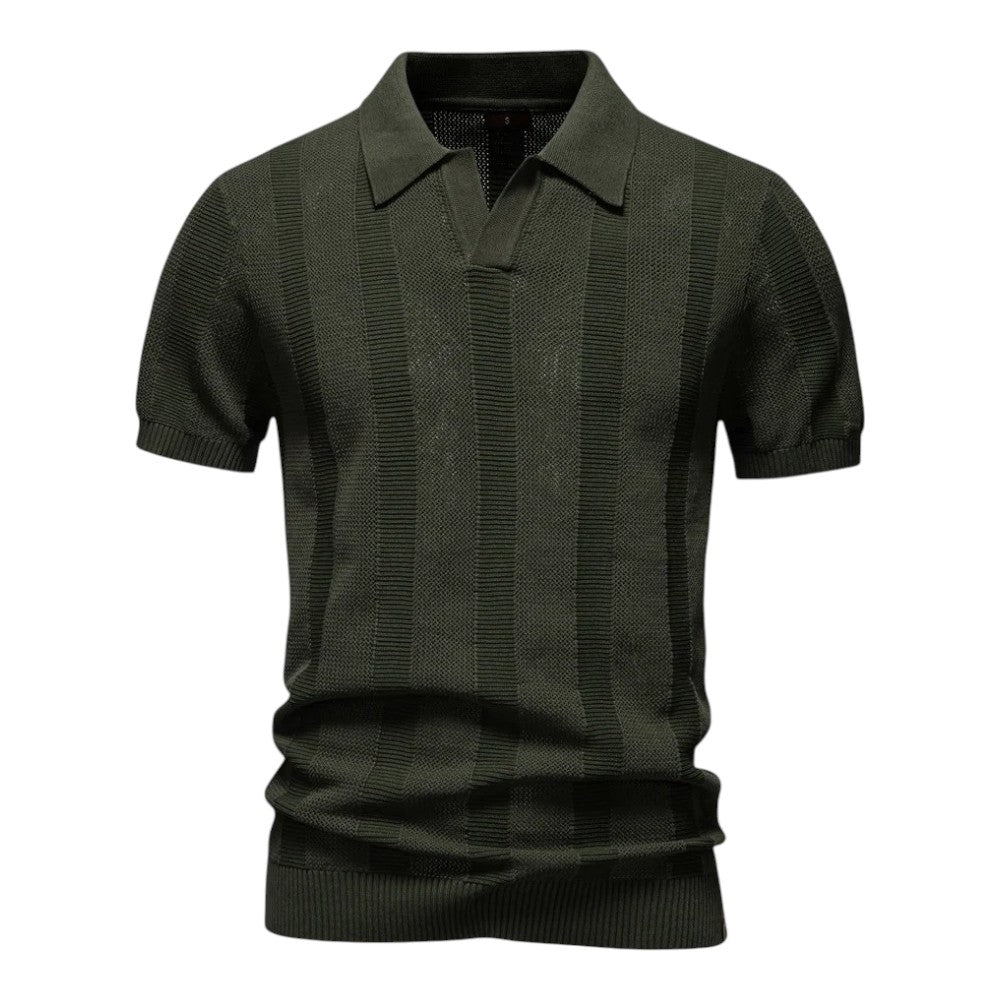 PIERRE | POLO EN MAILLE ÉLEVÉE